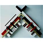'Red and Black,' 1986, two views, 60K