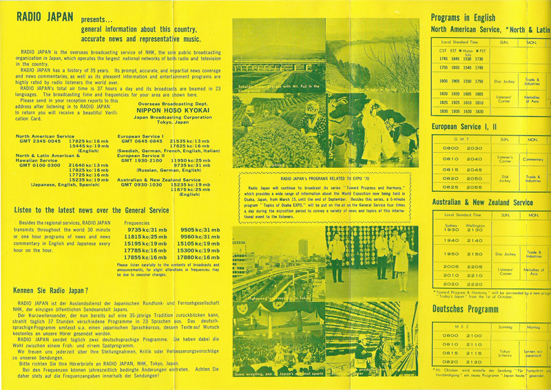 1970 Radio Japan