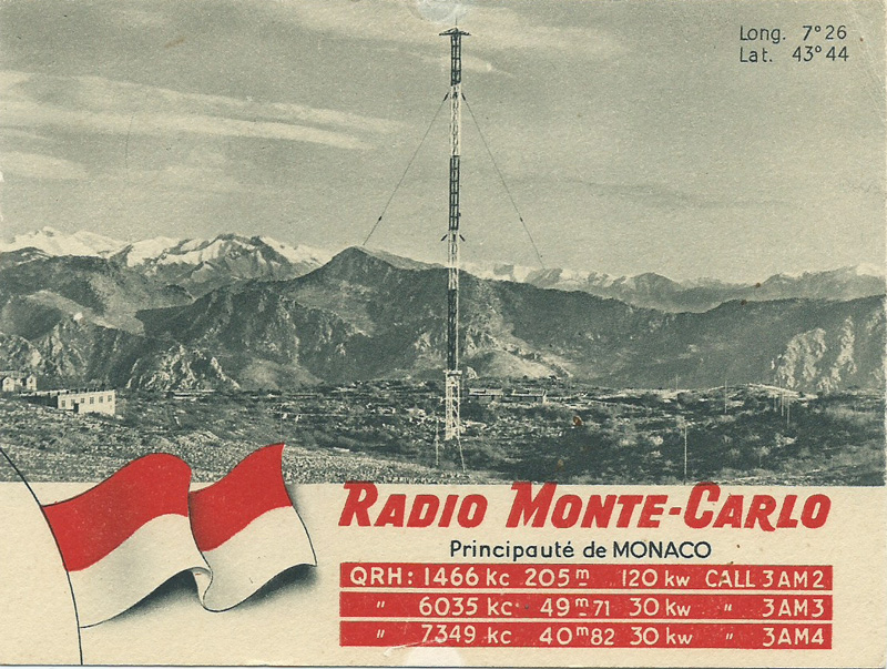 Radio Monte-Carlo, Monaco 1953