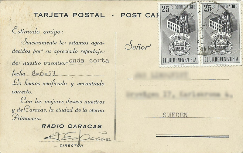 Radio Caracas, Venezuela