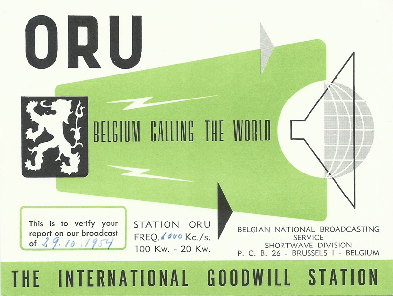 ORU Belgium, 1954
