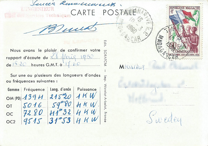 Madagascar 1960