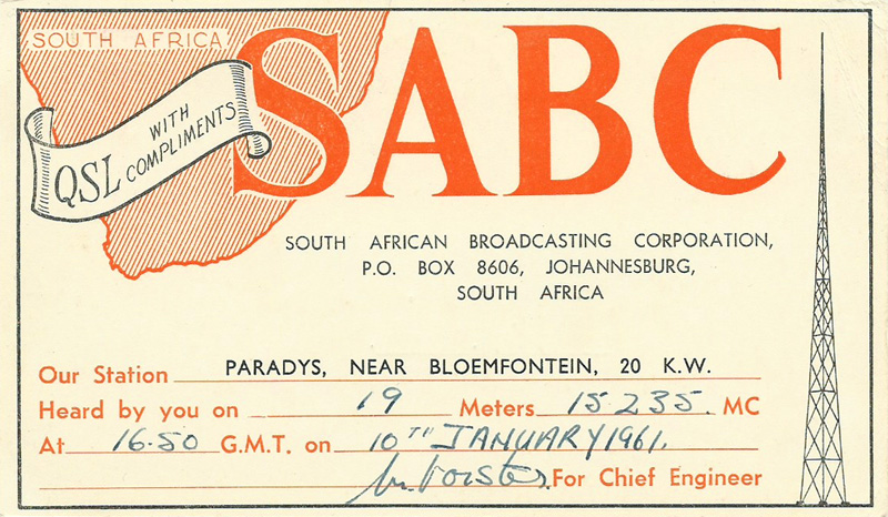 South Africa 1961