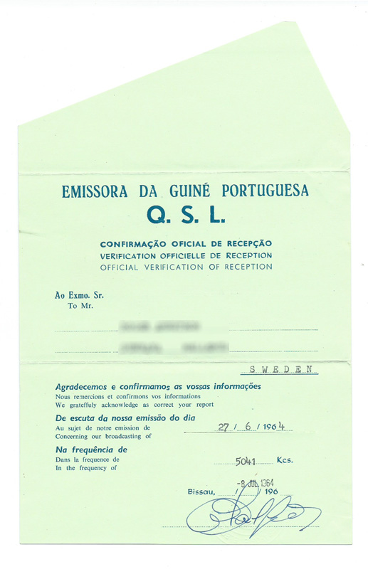 Portuguese Guinea, 1964