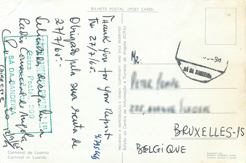 Radio Comercial de Angola 1965