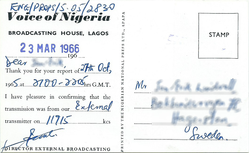 Voice of Nigeria 1965