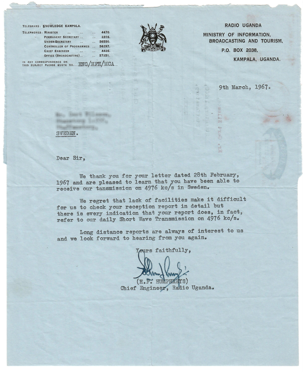 Radio Uganda 1967