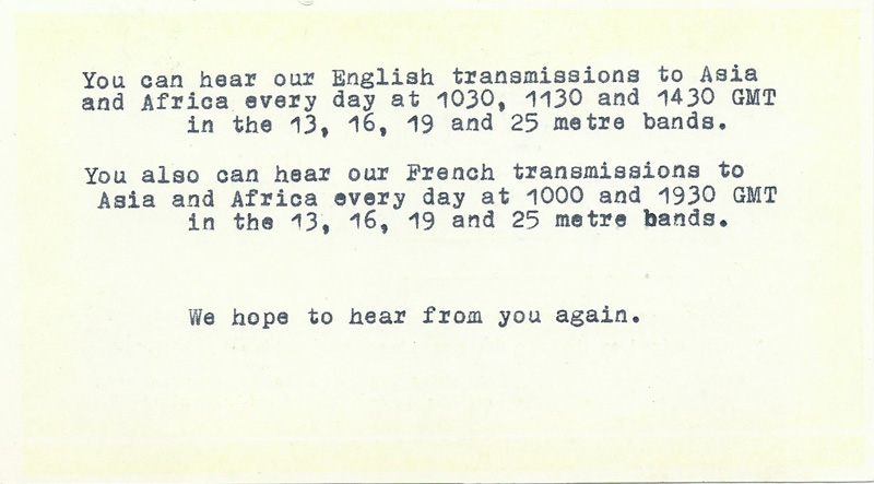 USSR Russia 1968 Radio Peace and Progress