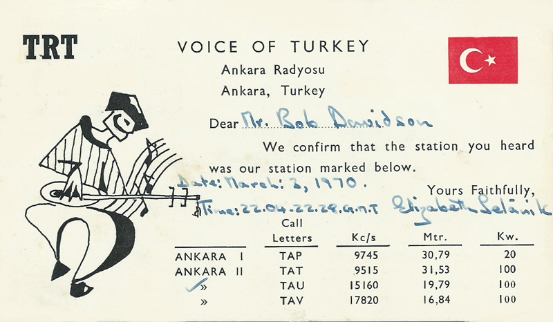 Voice of Turkey, 1970