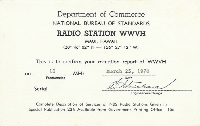 WWVH 1970