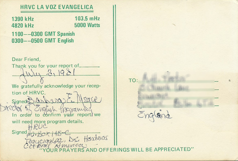 Honduras 1981