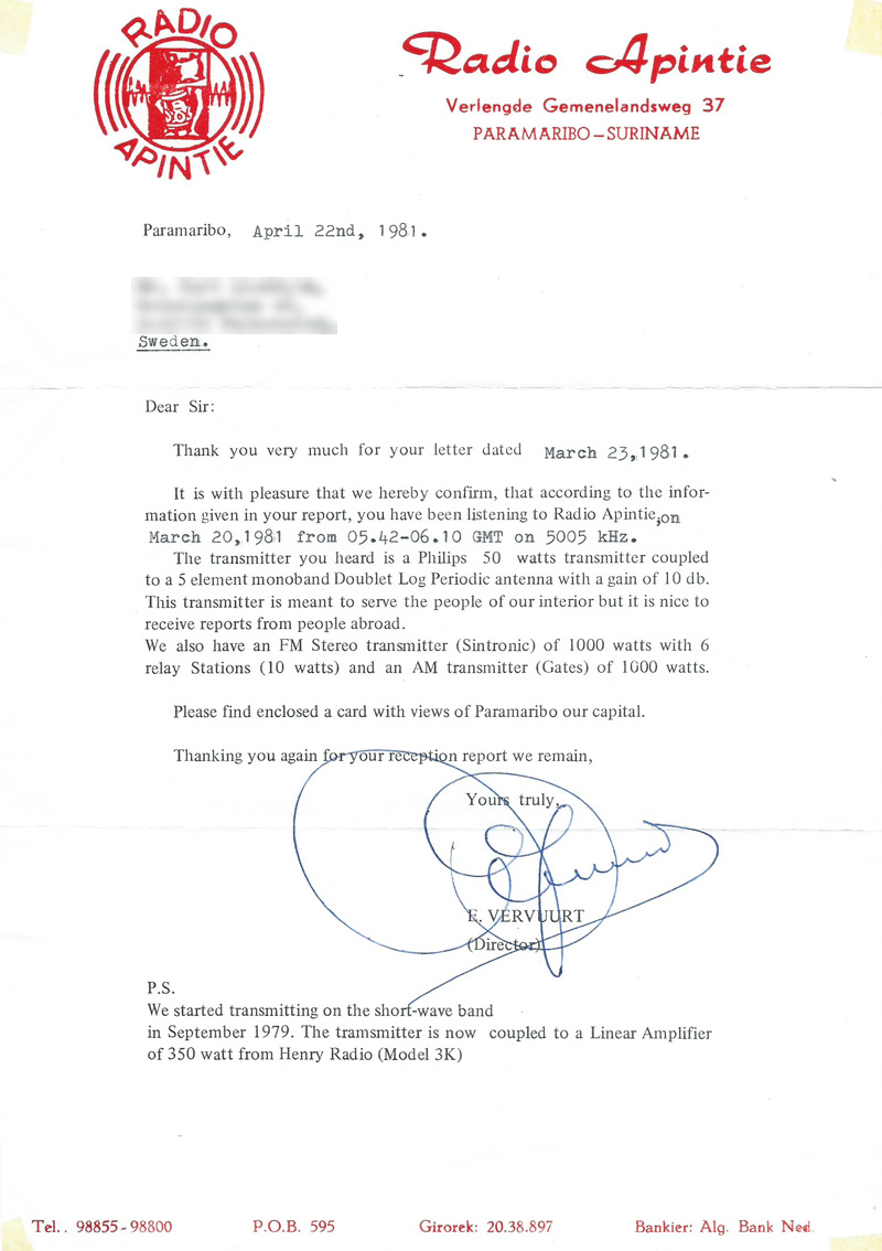 Suriname 1981