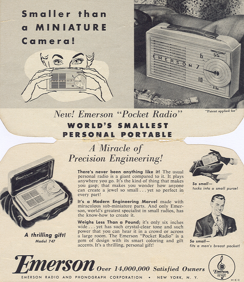 Emerson 747 brochure