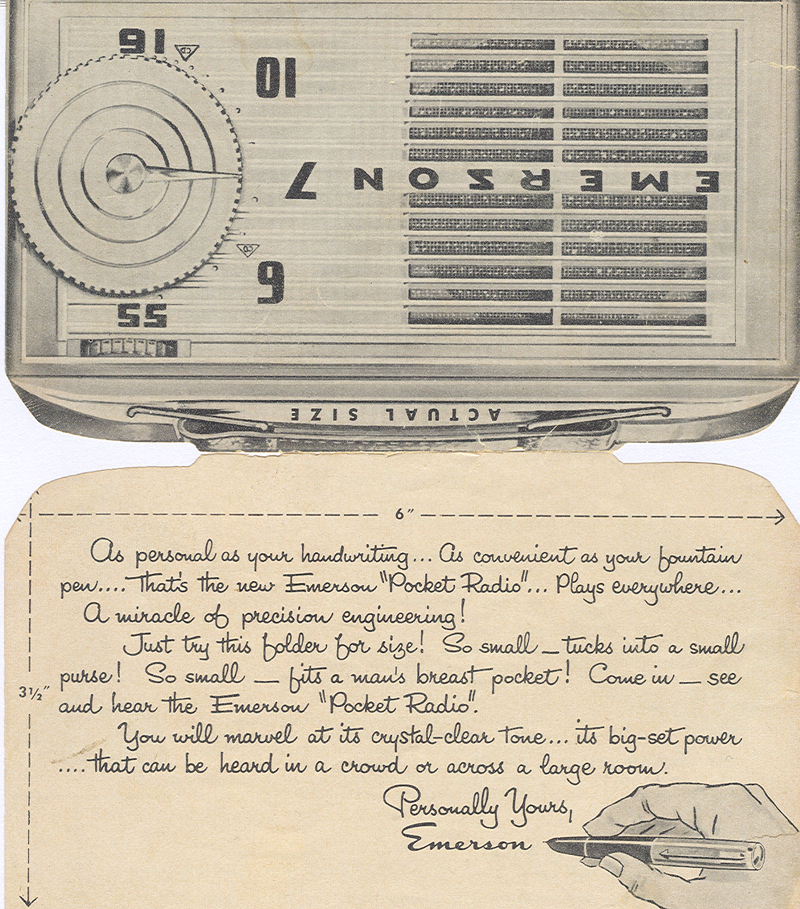 Emerson 747 brochure
