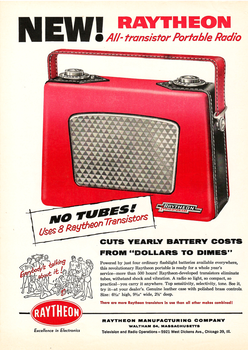1955 Raytheon 8TP ad