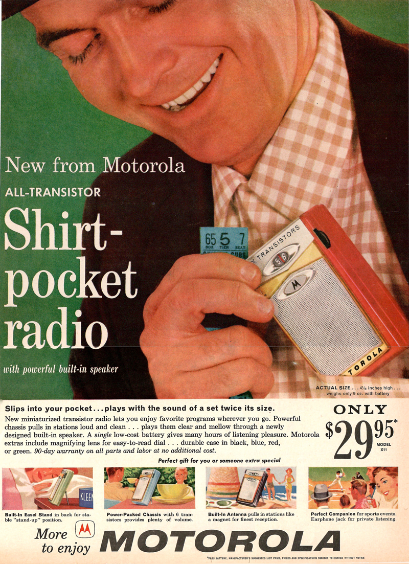 c.1959 Motorola X11 ad