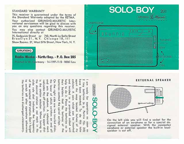 Grundig Solo Boy 201