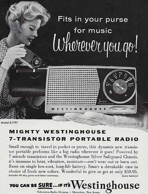 Westinghouse H-610P5 H-611P5 H-612P5 Transistor Radio Recap Parts & Documents 