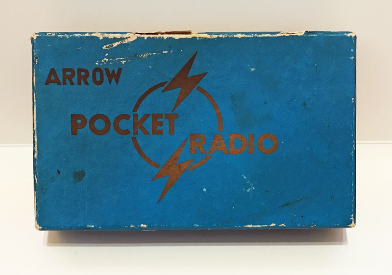Arrow Germanium diode radio box