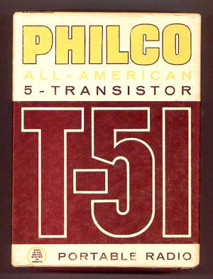 Philco T-51 box