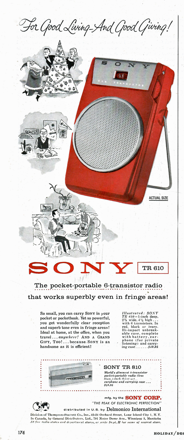 Sony TR-610 ad
