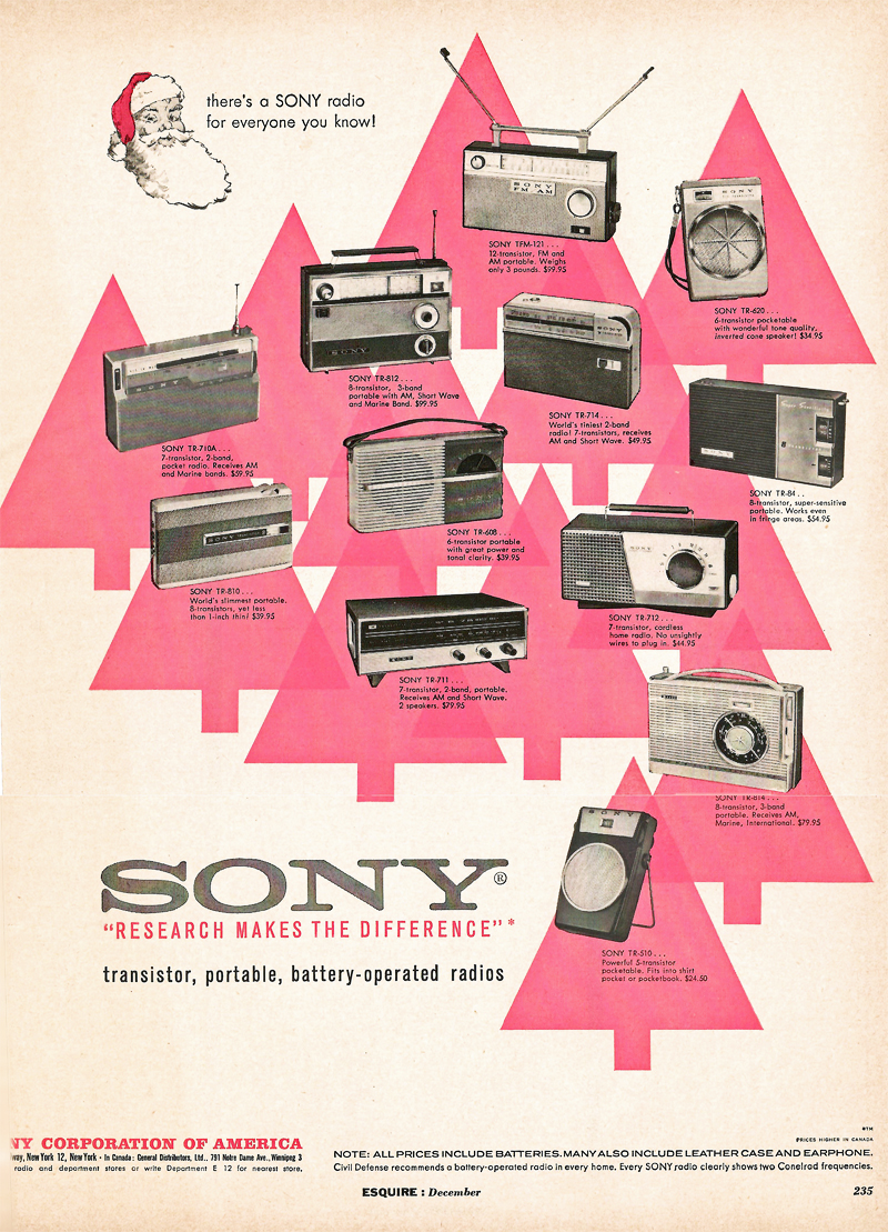 Sony Esquire ad