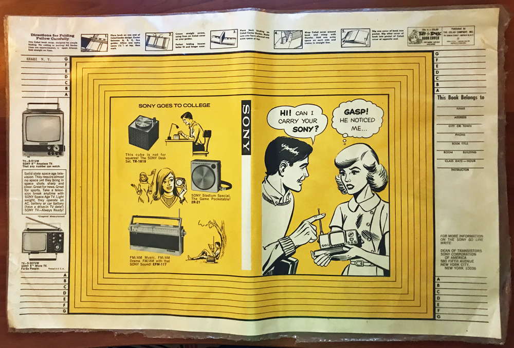 Sony book cover