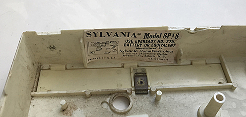 Sylvania 8P18 tag