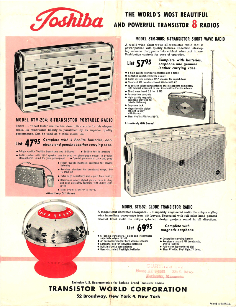 Toshiba brochure