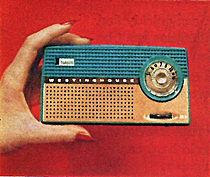 Westinghouse radios ad, 1958