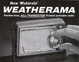 1958 Motorola6X39A Weatherama