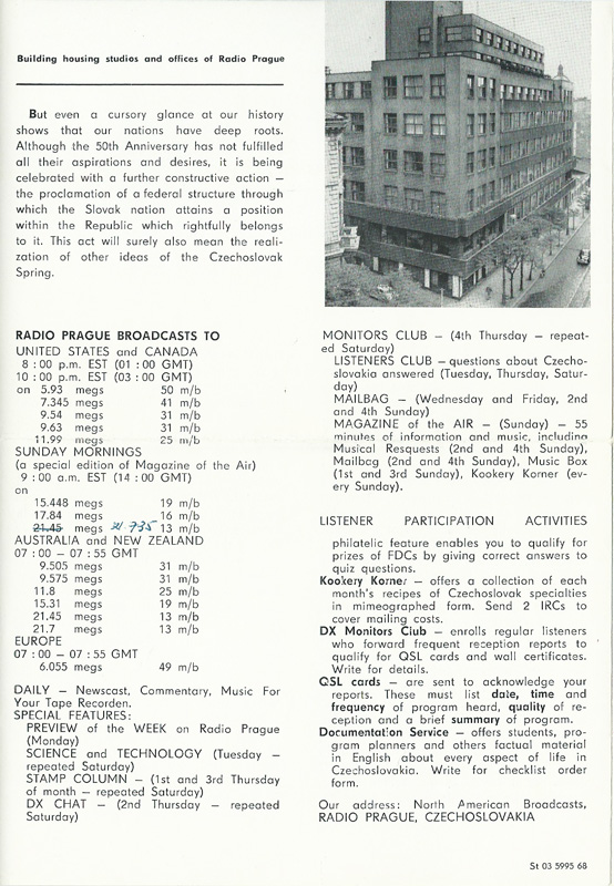 1968 Radio Prague