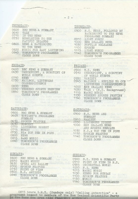 1970 Radio New Zealand 