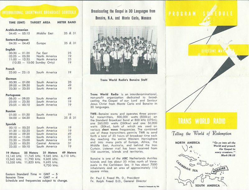 1970 TWR Netherlands Antilles 