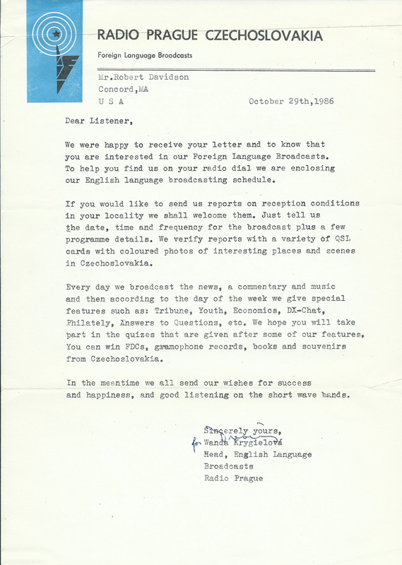 1986 Radio Prague