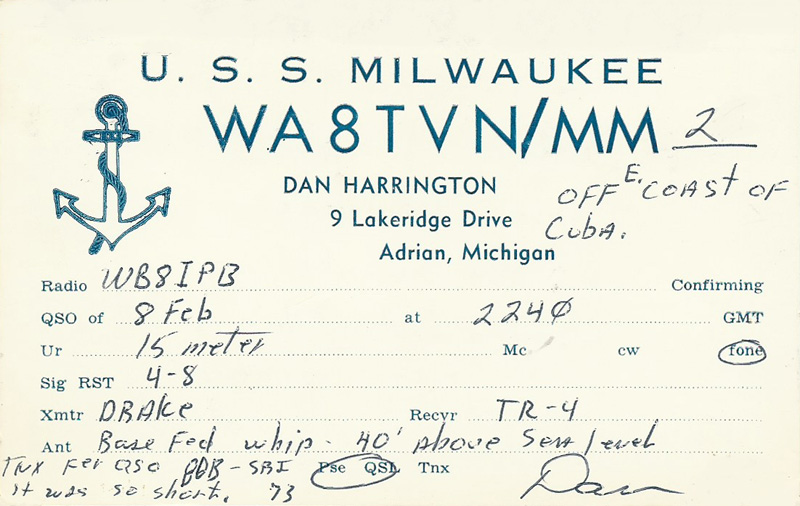 U.S.S. Milwaukee 1972