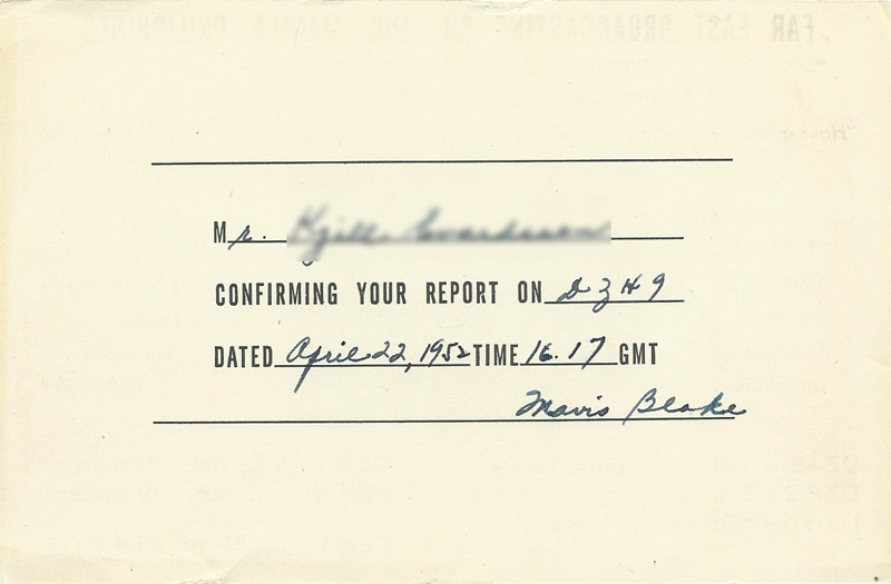 FEBC Philippines 1952