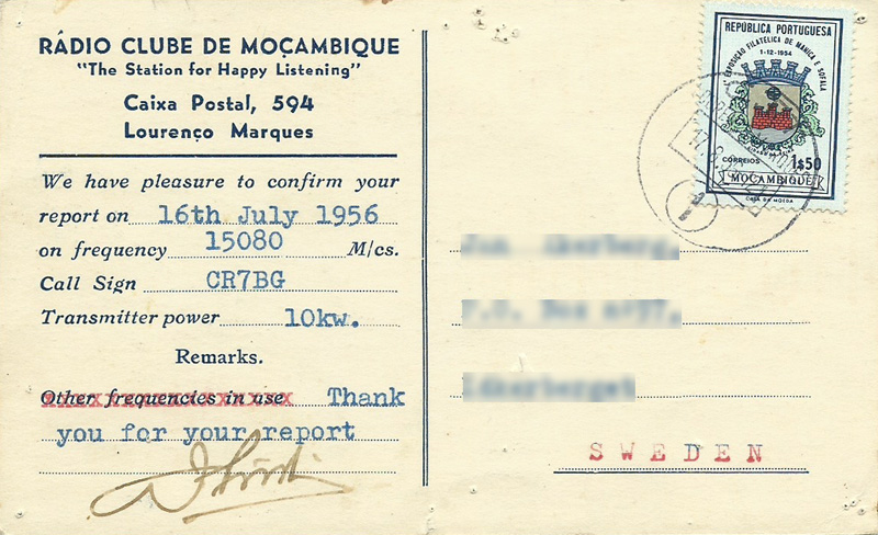 Mozambique  1956