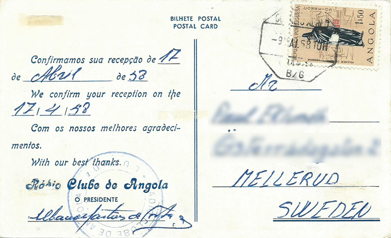 Angola 1958