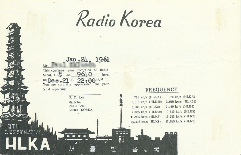 South Korea 1961