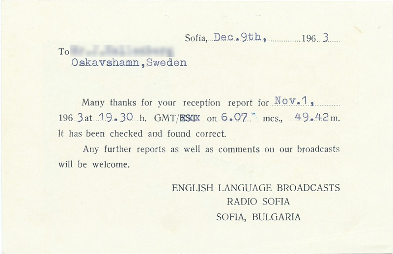 Bulgaria (PRB) 1963