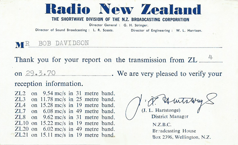 New Zealand 1970