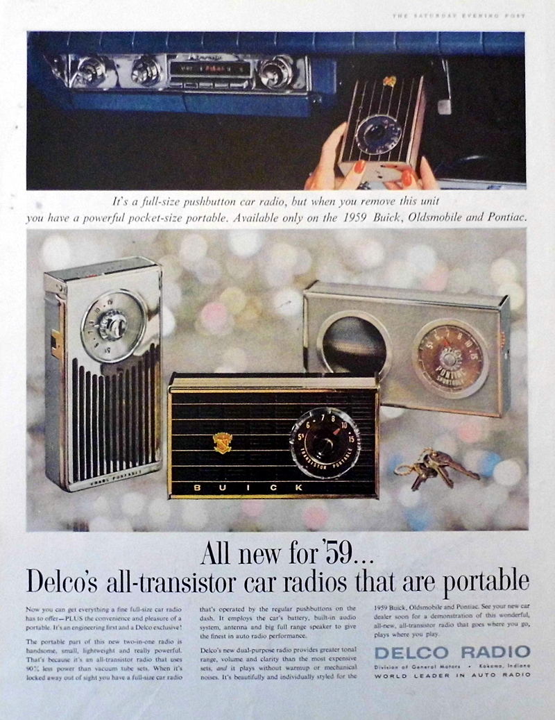 Three 1959 transportable models