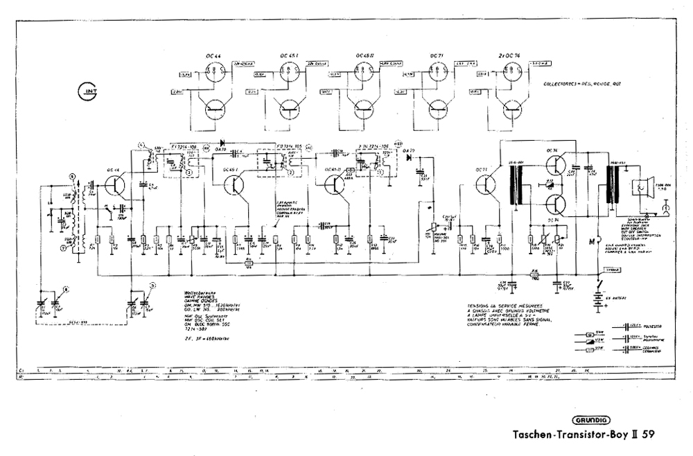 Grundig Transistor Boy II chassis
